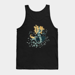 Gothic Mermaid Witch Tank Top